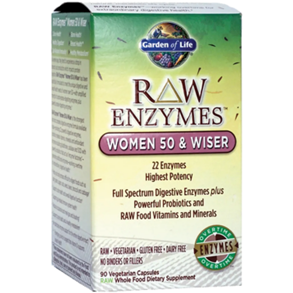 RAW Enzymes Women 50 & Wiser Garden of life