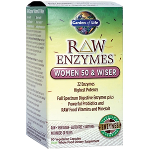RAW Enzymes Women 50 & Wiser Garden of life