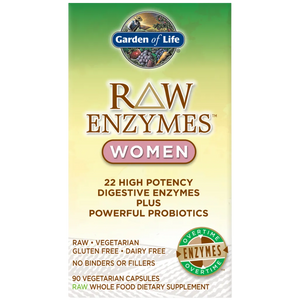 RAW Enzymes Women 90 vcaps Garden of life
