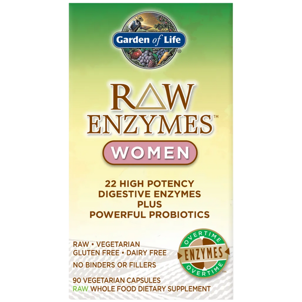RAW Enzymes Women 90 vcaps Garden of life