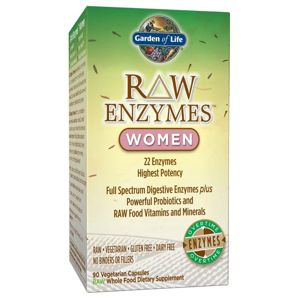 RAW Enzymes Women 90 vcaps Garden of life