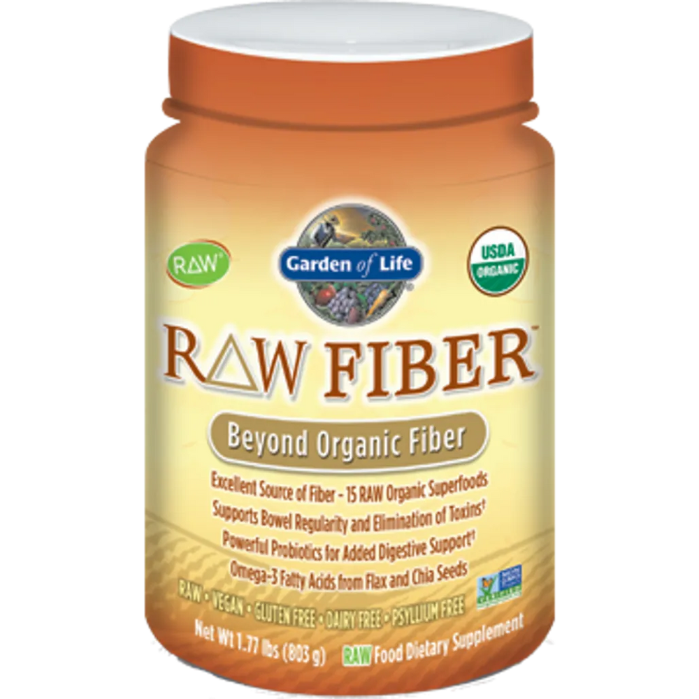 RAW Organic Fiber by Garden of life at Nutriessential.com