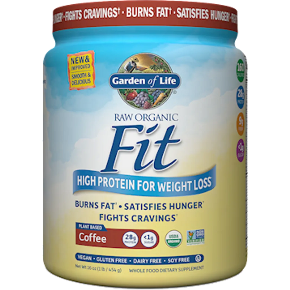 RAW Organic Fit Protein Coffee Garden of life