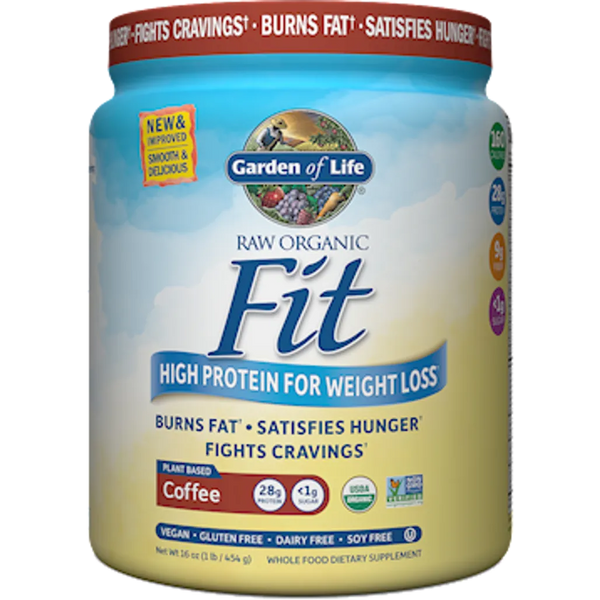 RAW Organic Fit Protein Coffee Garden of life