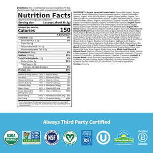 RAW Organic Meal Chocolate 17.9 oz Garden of life