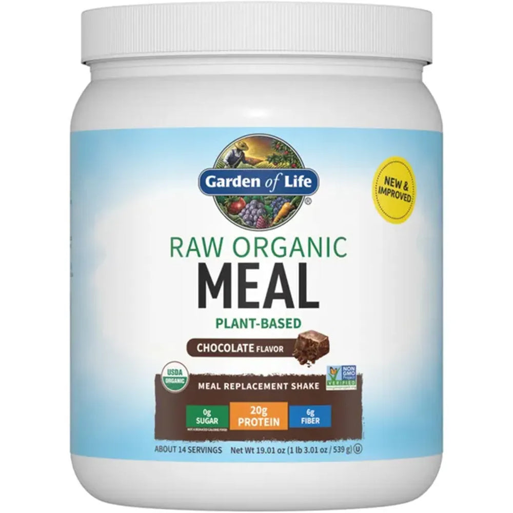 RAW Organic Meal Chocolate 17.9 oz Garden of life