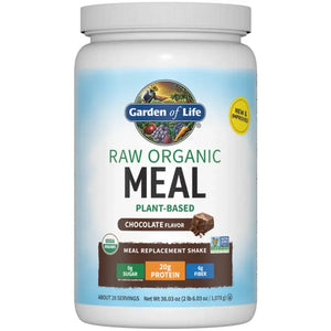 RAW Organic Meal Chocolate 28 servings Garden of life