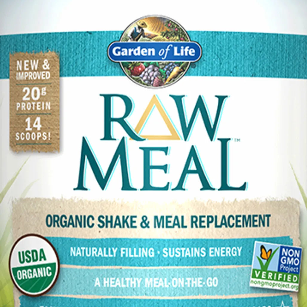 RAW Organic Meal Vanilla 17.1 oz Garden of life