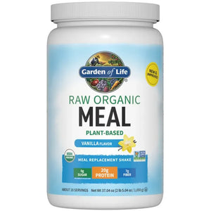 RAW Organic Meal Vanilla 28 servings Garden of life
