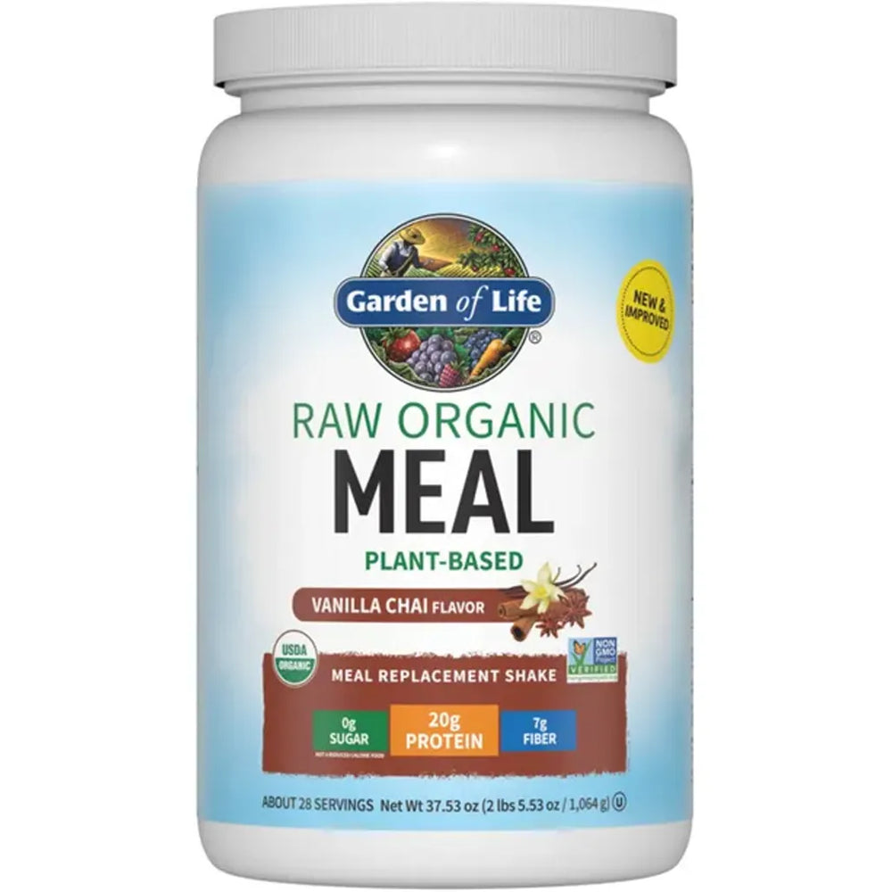 RAW Organic Meal Vanilla Spiced Chai 37 oz Garden of life