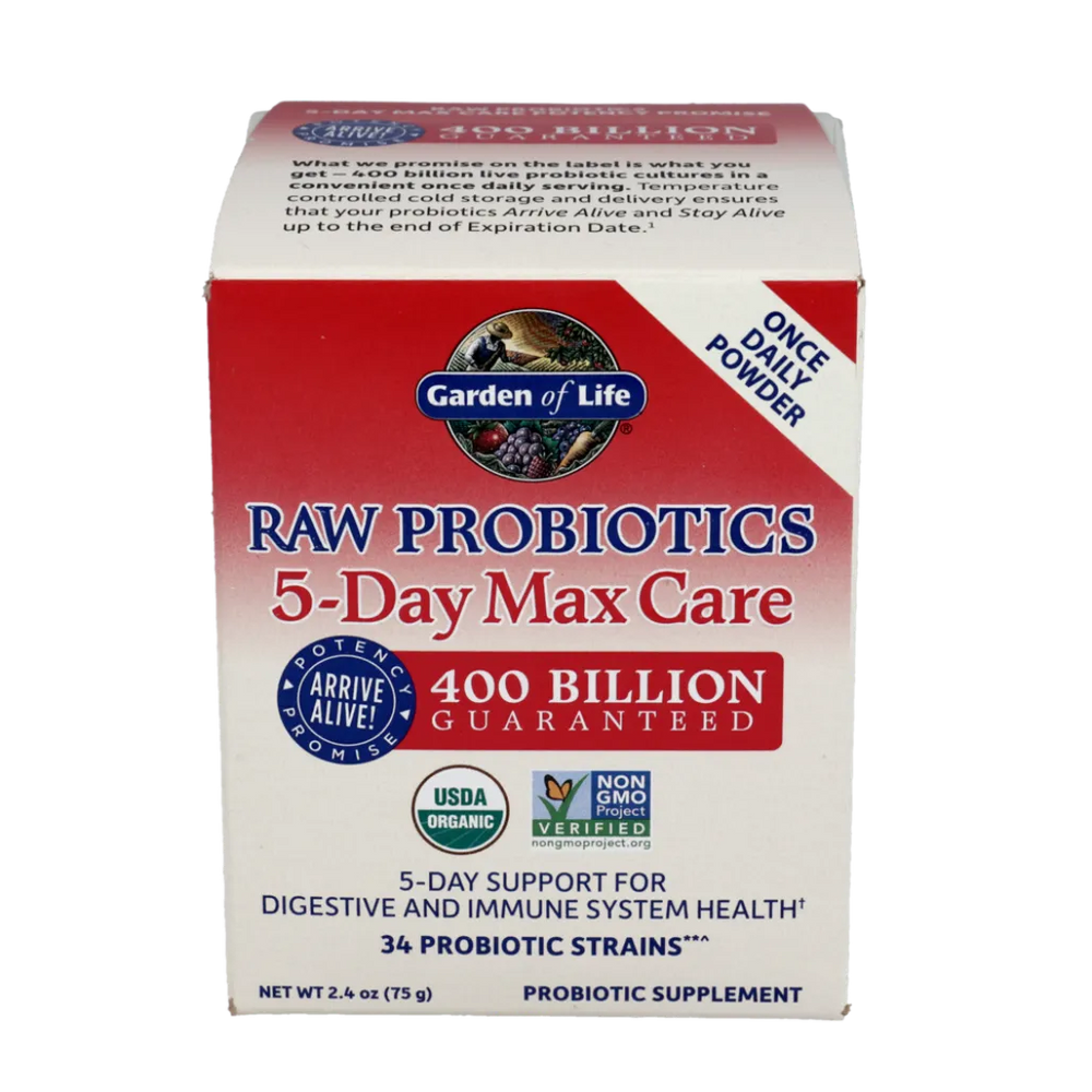 RAW Probiotics 5 Day Max Care Garden of life