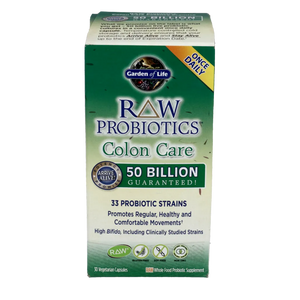 RAW Probiotics Colon Care 30 vcaps Garden of life
