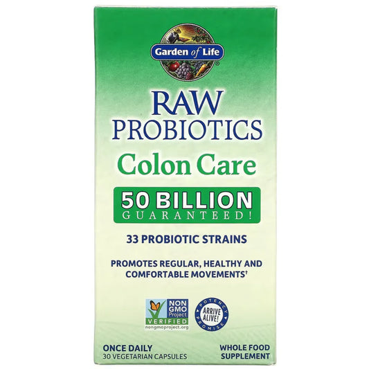 RAW Probiotics Colon Care 30 vcaps Garden of life