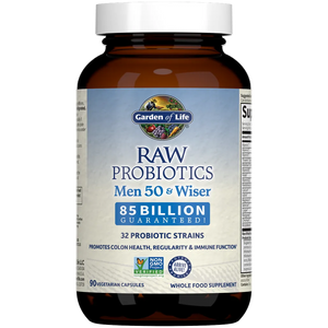 RAW Probiotics Men 50 & Wiser Garden of life 