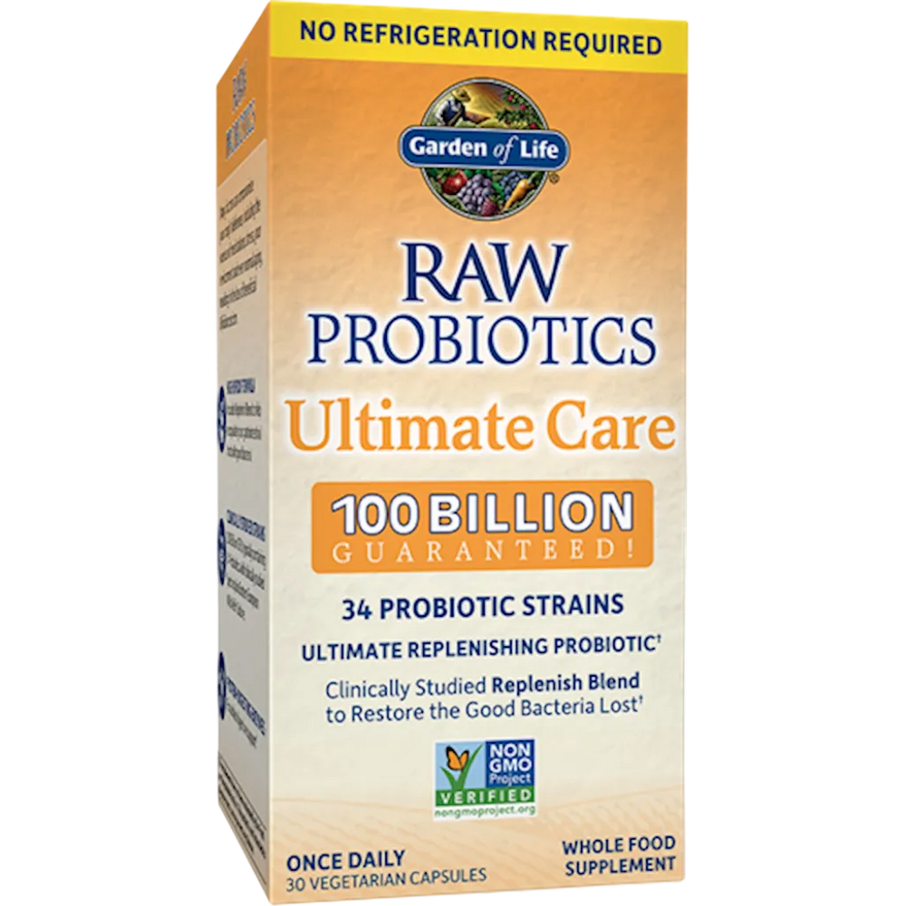 RAW Probiotics Ultimate Care 30vegcaps Garden of life
