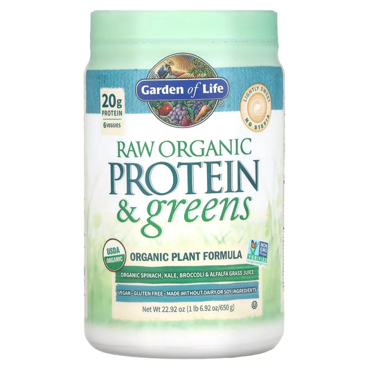 RAW Protein and Greens Lightly Sw Garden of life