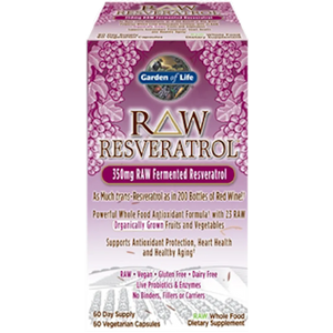 RAW Resveratrol 60 vegcaps Garden of life