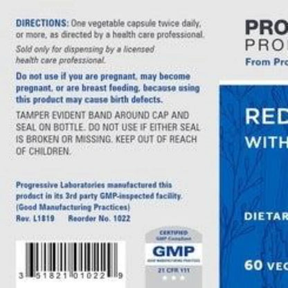 RED YEAST RICE WITH COQ10 Progressive Labs