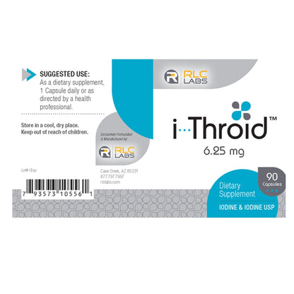 i-Throid 6.25mg by RLC Labs at Nutriessential.com