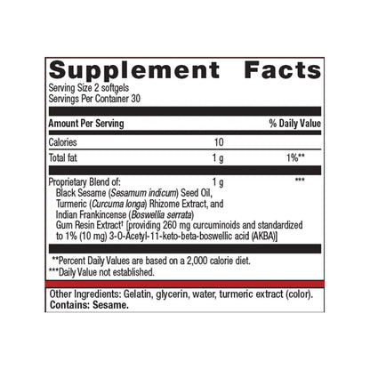 Rapid-Relief-metagenics- supplement facts