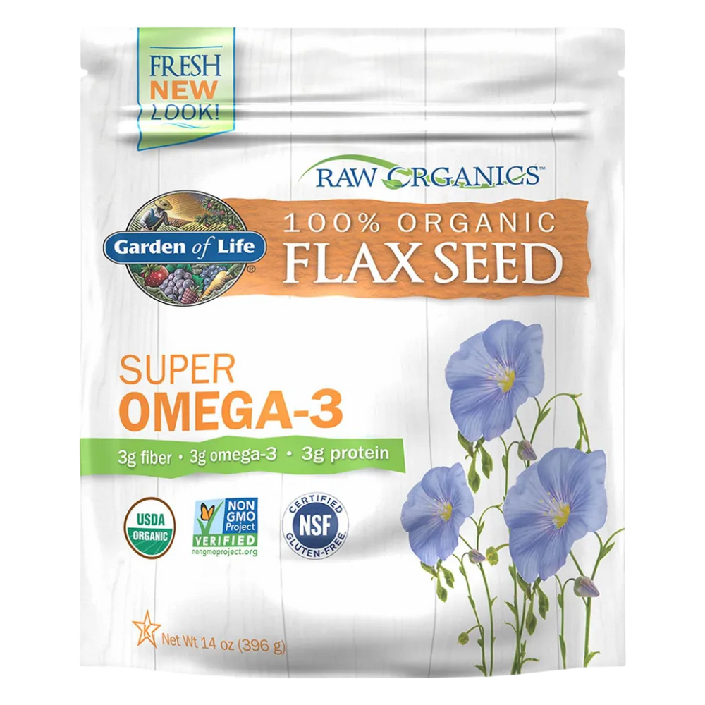 Raw Organic Flax Seed Omega-3 14 oz Garden of life