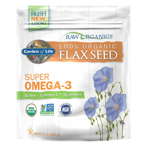 Raw Organic Flax Seed Omega-3 14 oz Garden of life