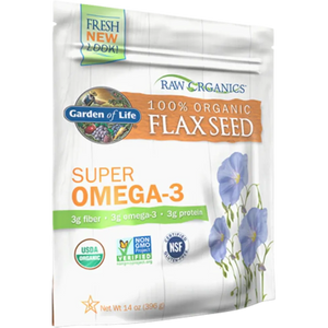 Raw Organic Flax Seed Omega-3 14 oz Garden of life