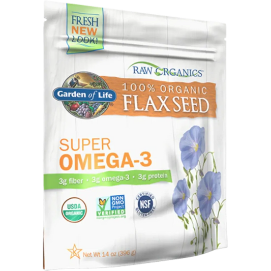 Raw Organic Flax Seed Omega-3 14 oz Garden of life