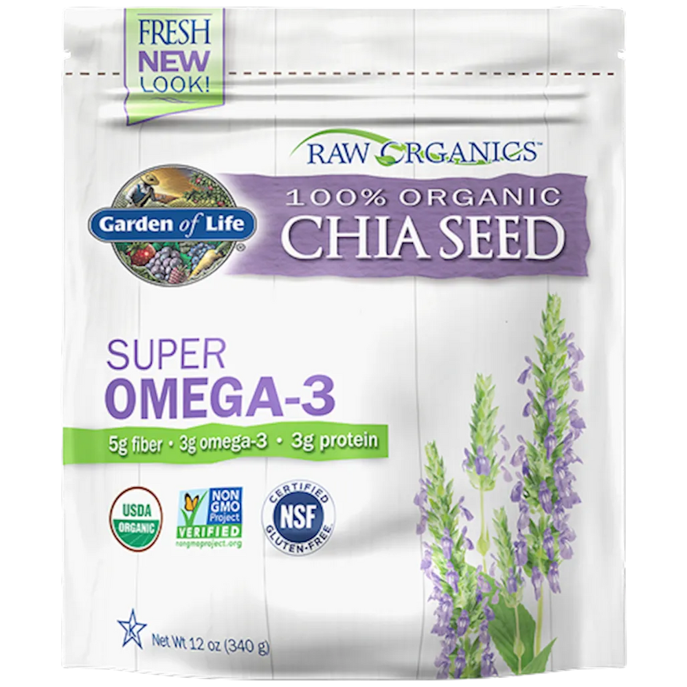 Raw Organics - Organic Chia Seeds Garden of life
