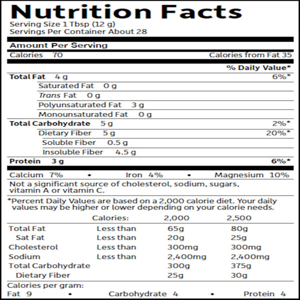 Raw Organics - Organic Chia Seeds Garden of life