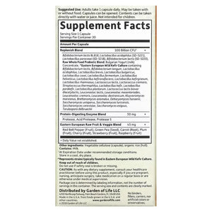 Raw Probiotics Ultimate Care Shelf Stable 30vegcaps Garden of life