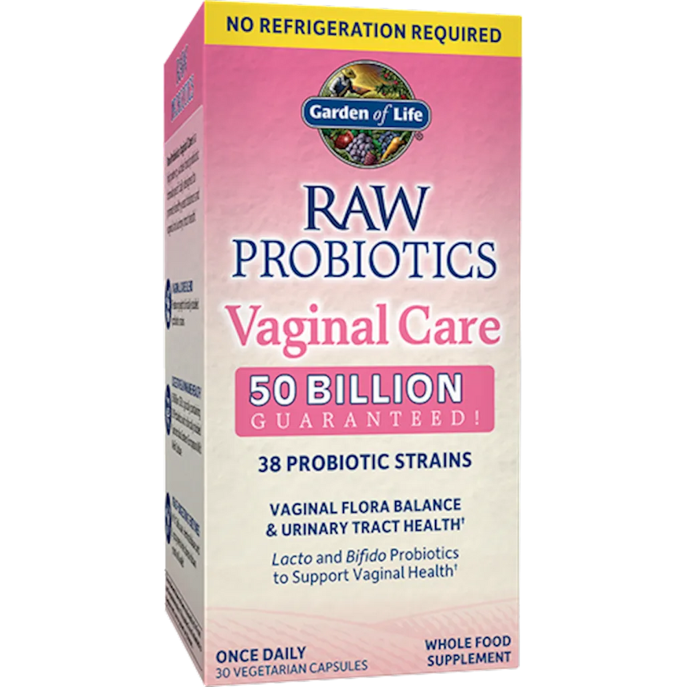 Raw Probiotics Vaginal Care Shelf Stable Garden of life