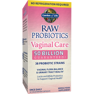 Raw Probiotics Vaginal Care Shelf Stable Garden of life