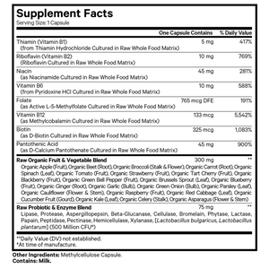 Raw Vitamin B Complex Codeage