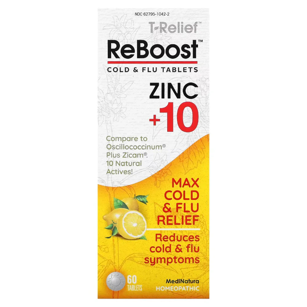ReBoost Zinc +10 Cold & Flu MediNatura