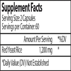 Red Yeast Rice (Rx) 600 mg Vinco