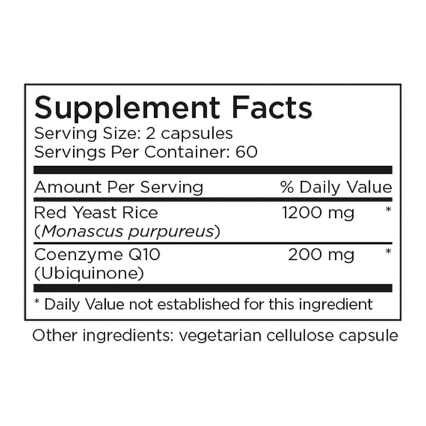Red Yeast Rice w/ CoQ10 Metabolic Maintenance