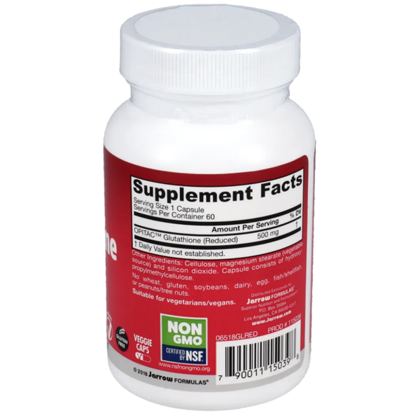 Reduced Glutathione 500mg Jarrow Formulas