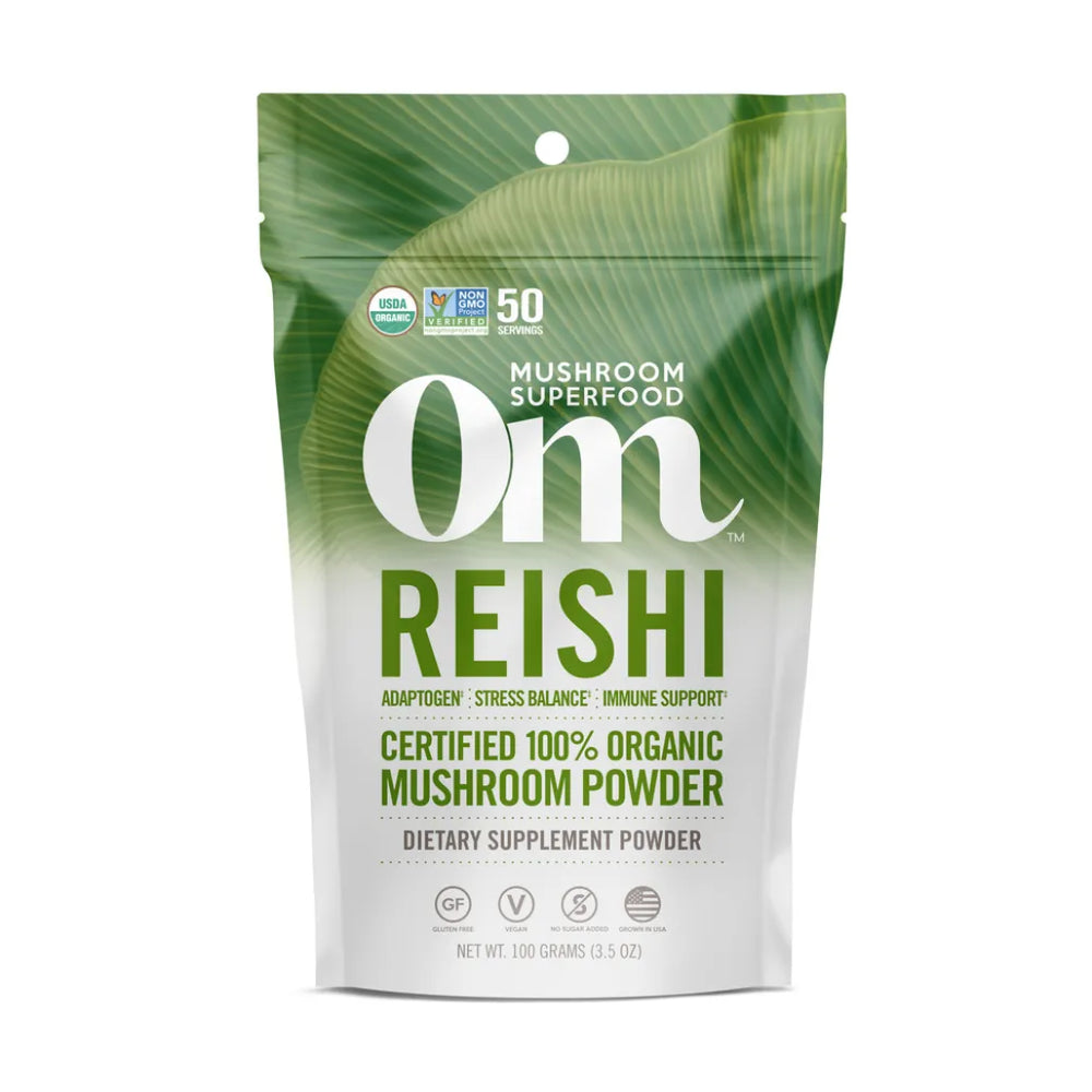 Reishi Mushroom Superfood Powder Om Mushrooms