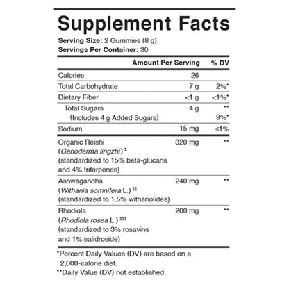 Reishi+Ashwagandha Stress Support Gummy-Charlotte's Web