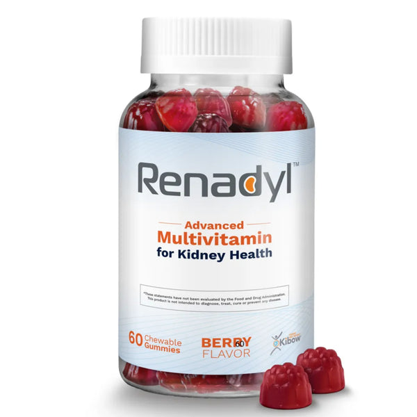 Renadyl Advanced Multivitamin for Kidney Health by Kibow Biotech