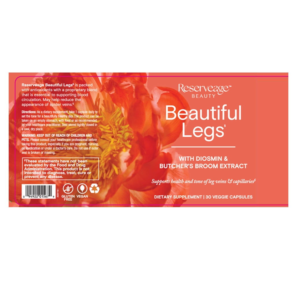 Beautiful Legs 30 vcaps Reserveage Nutrition