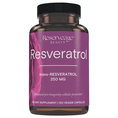 Resveratrol 250mg Reserveage Nutrition