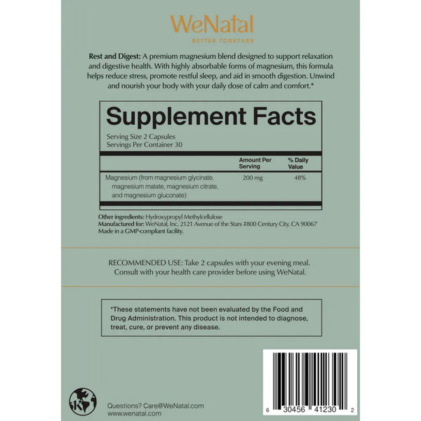 Rest + Digest Magnesium WeNatal