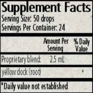 Rumex/yellow dock 2 oz Wise Woman Herbals