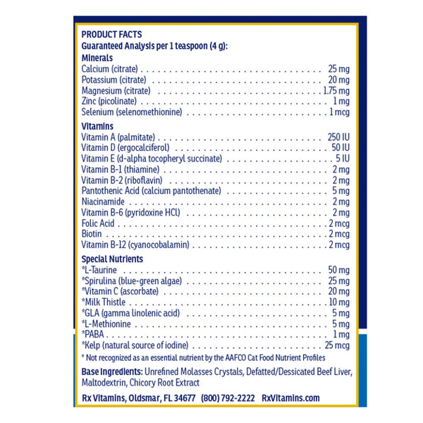 Rx Essentials for Cats 4 oz by Rx Vitamins for Pets