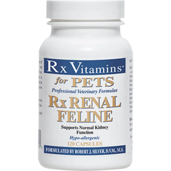 Rx Renal Feline 120 Caps Rx Vitamins for Pets