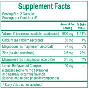 Buffered C 500 mg 90 caps Rx Vitamins
