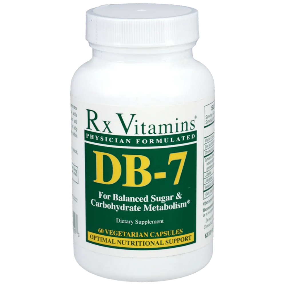 Rx Vitamins DB-7 - Supplement to support balanced sugar levels and carbohydrate metabolism