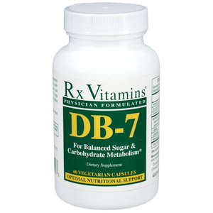 Rx Vitamins DB-7 - Supplement to support balanced sugar levels and carbohydrate metabolism